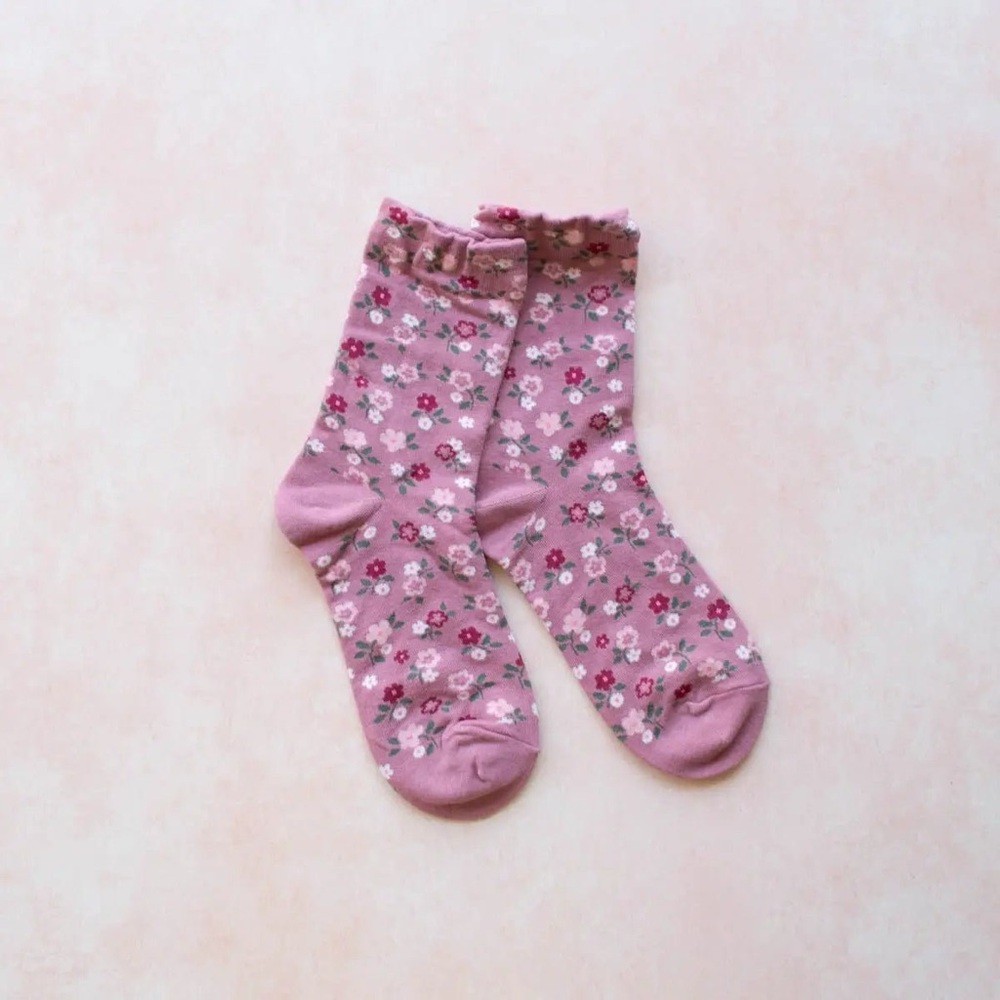 Tiepology Garden Flower Socks